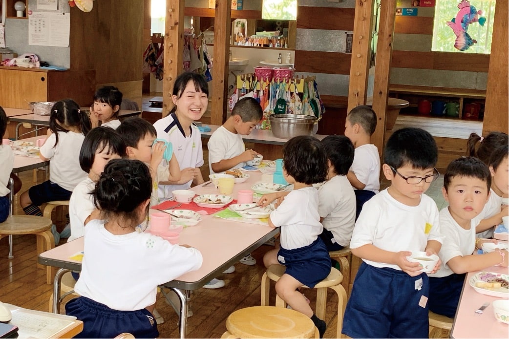 一人ひとりの強みを見つけ、その人らしい幼稚園教諭・保育士を目指します。